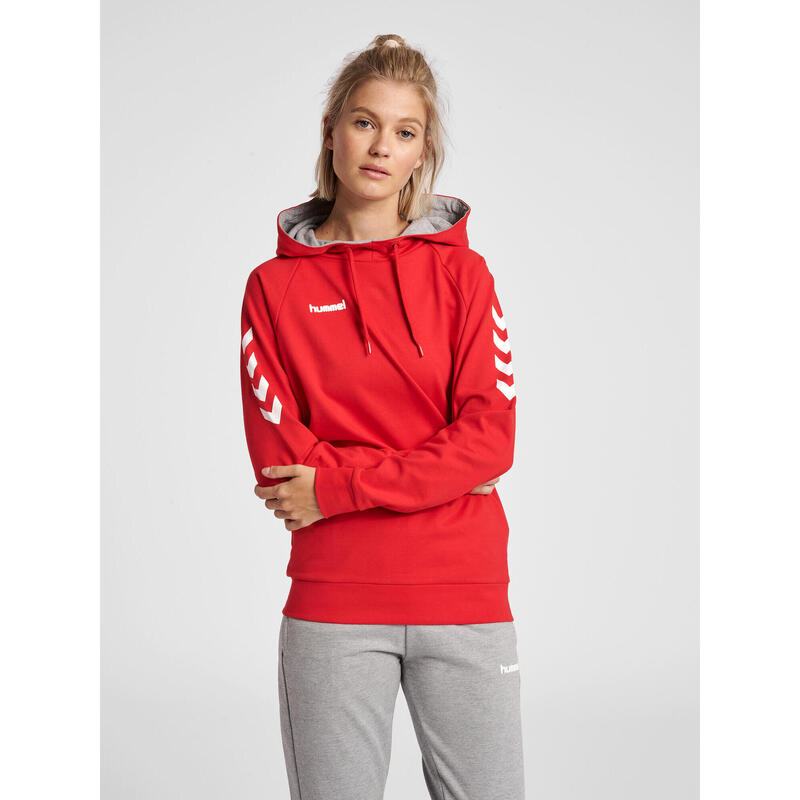 Bluza sportowa z kapturem damska Hummel Go Cotton Hoodie Woman