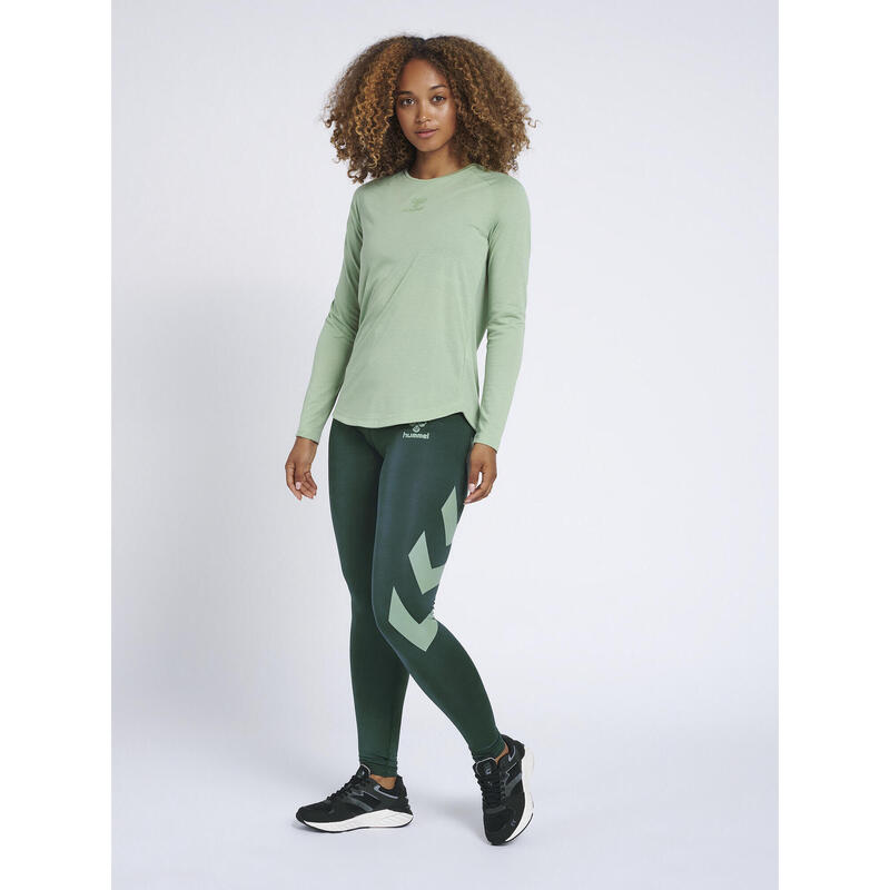 Hmlparis Mallas de cintura alta Leggings Mujer