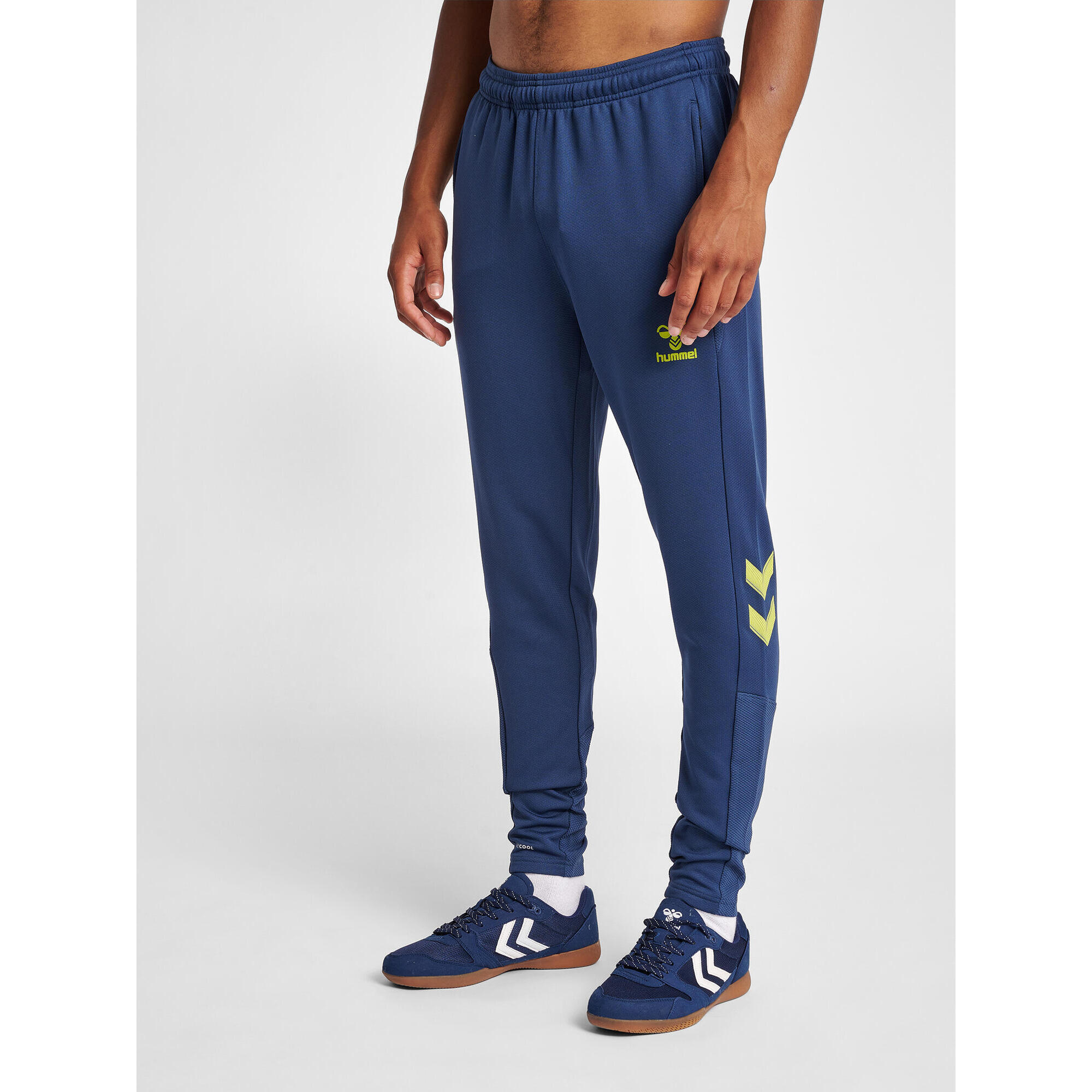 Hummel - Fermeture À Cordon Pantalon Hmllead Homme Hummel - Pantalons - Bleu|gris|vert - S - Decathlon