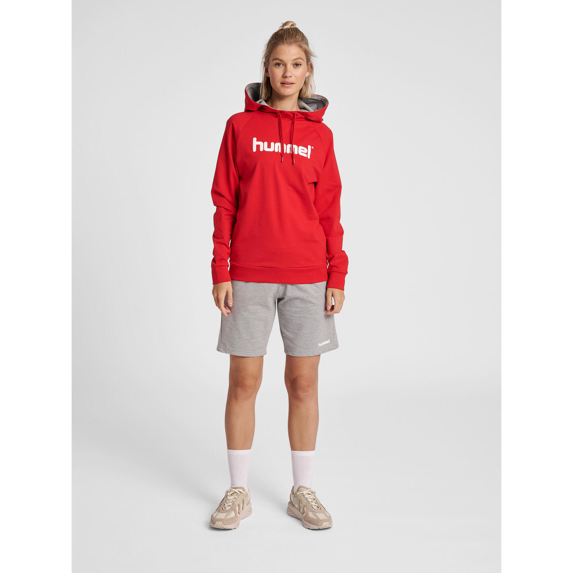 Felpa con cappuccio da donna Hummel Cotton Logo 2/7