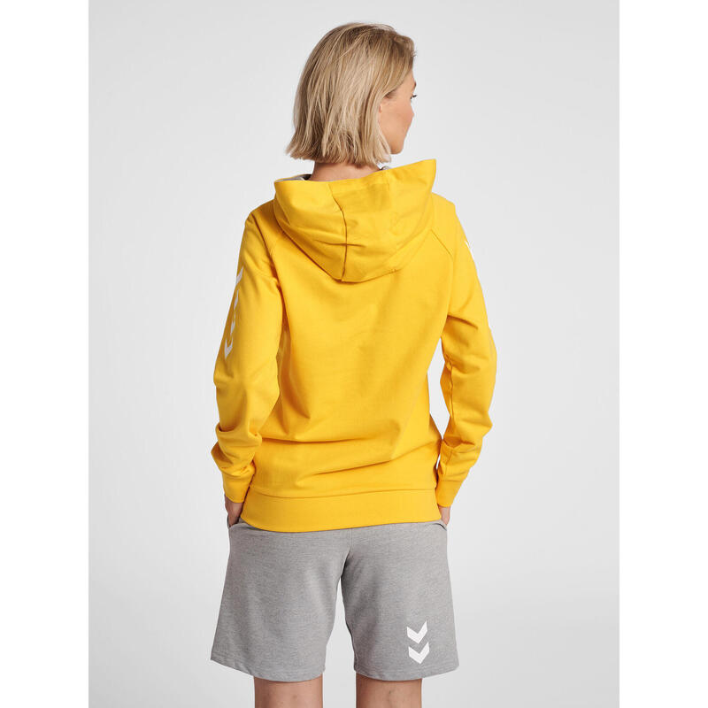 Dames sweatshirt met capuchon Hummel hmlGO cotton