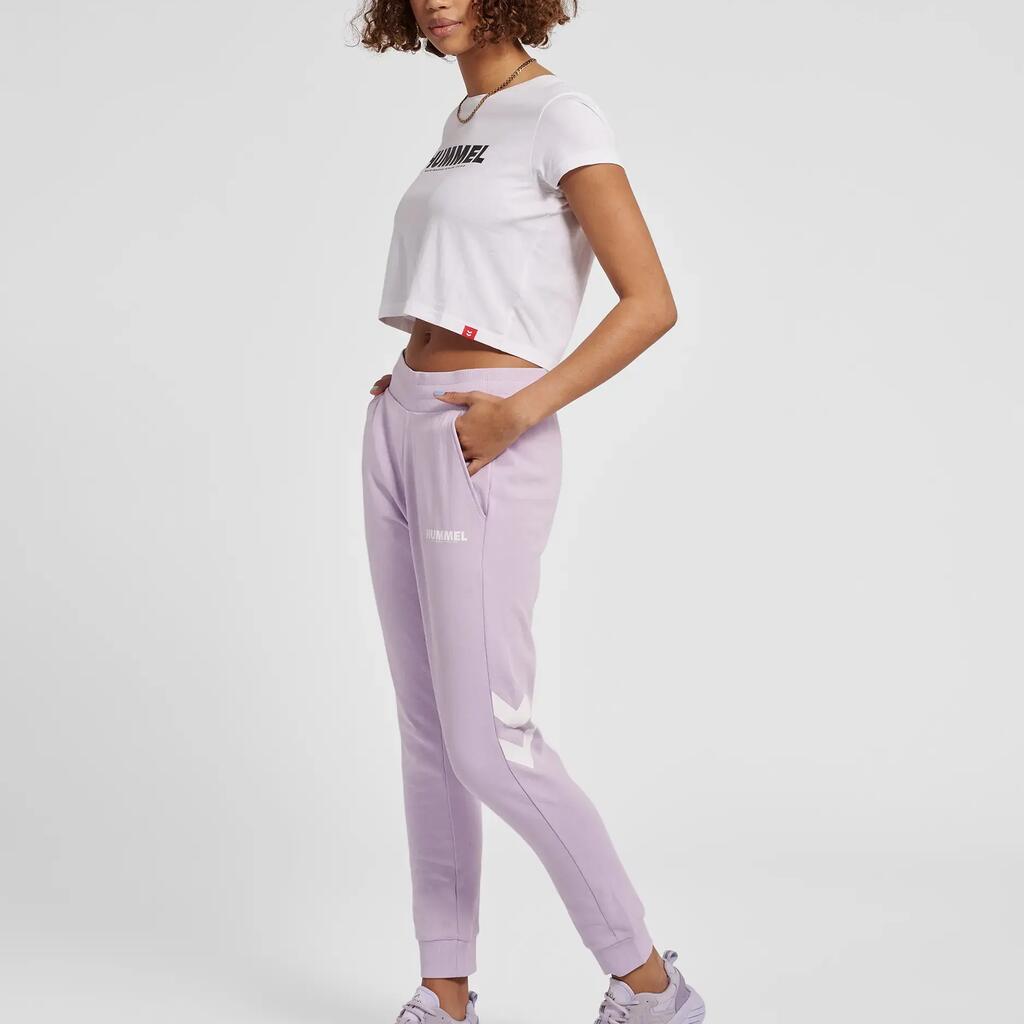 Women's crop T-shirt Hummel Legacy
