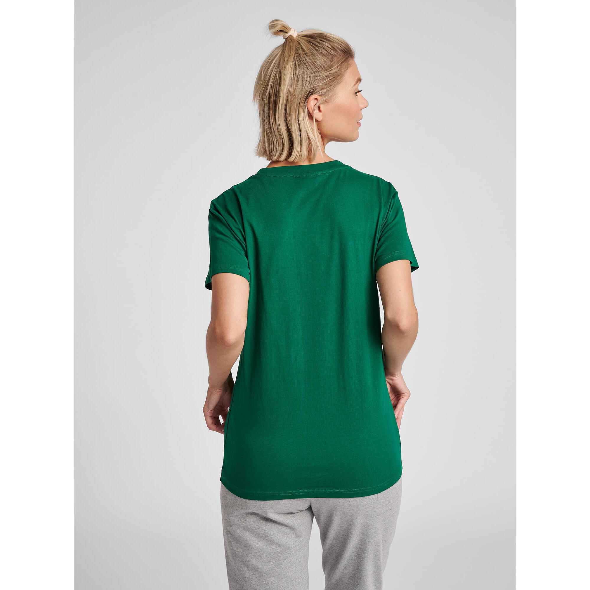 Koszulka sportowa z krótkim rękawem damska Hummel Cotton Logo 3/7