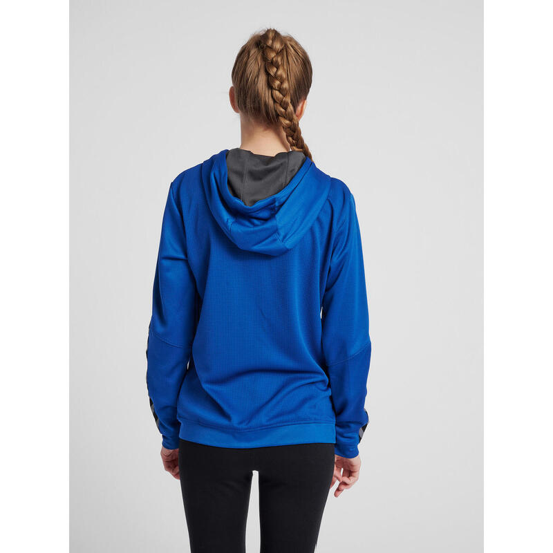 Hmlauthentic Poly Zip Hoodie Woman Sweatshirt com capuz