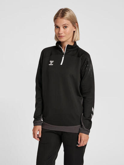 Demie-Fermeture Éclair Zip Sweat-Shirt Hmllead Femme