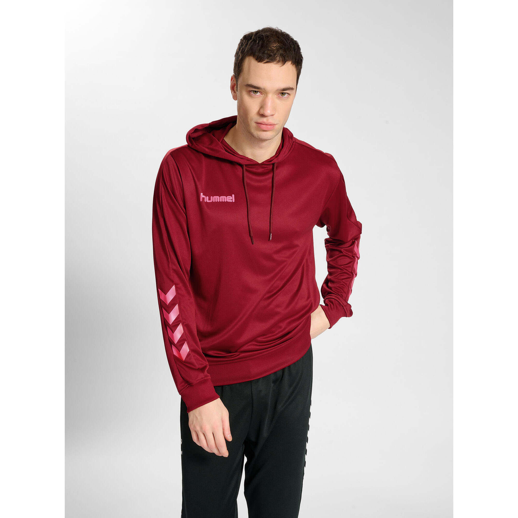 Hummel - Enfiler Chaussure D'Intérieur Hmlpromo Homme Hummel - Sweat-shirt - Bordeaux|rose|rouge - 42 M/l - Decathlon