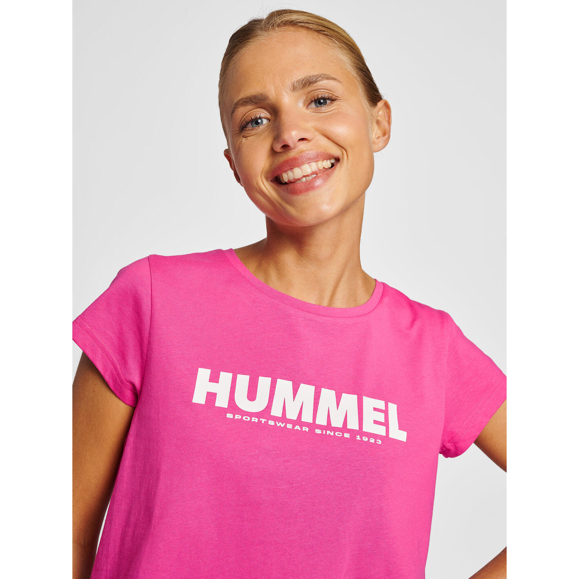 T-shirt mulher Hummel hmlLEGACY cropped 4/5