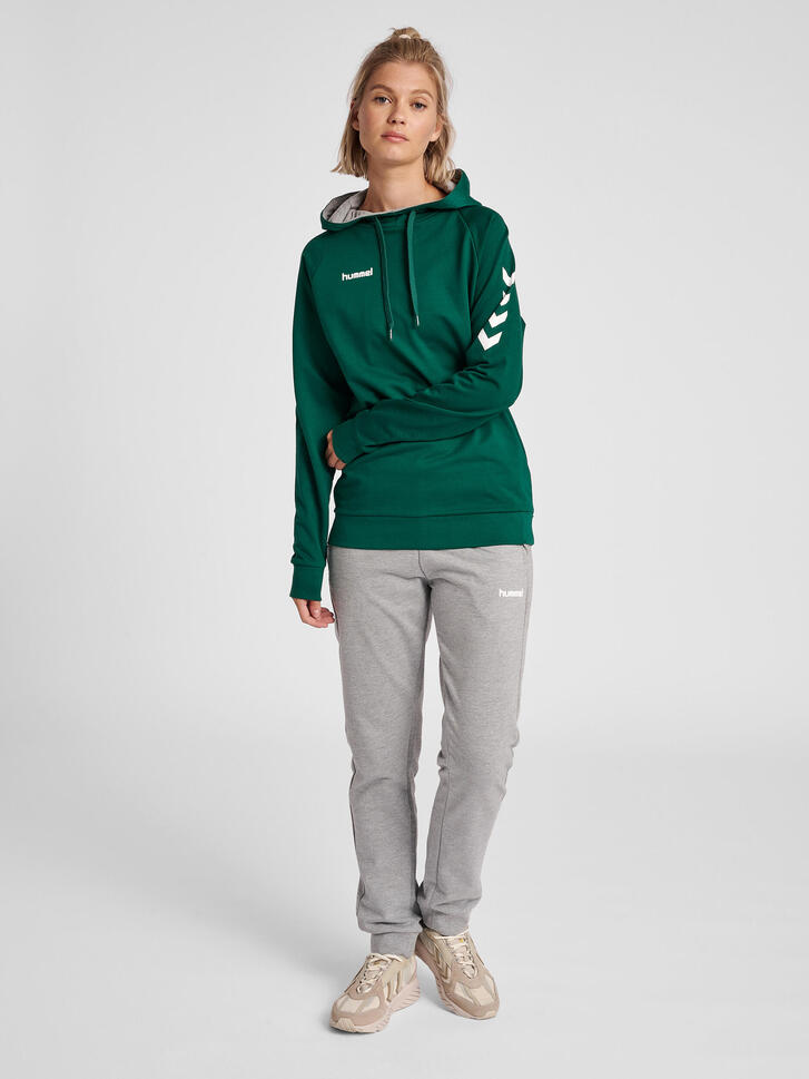 Bluza sportowa z kapturem damska Hummel Go Cotton Hoodie Woman