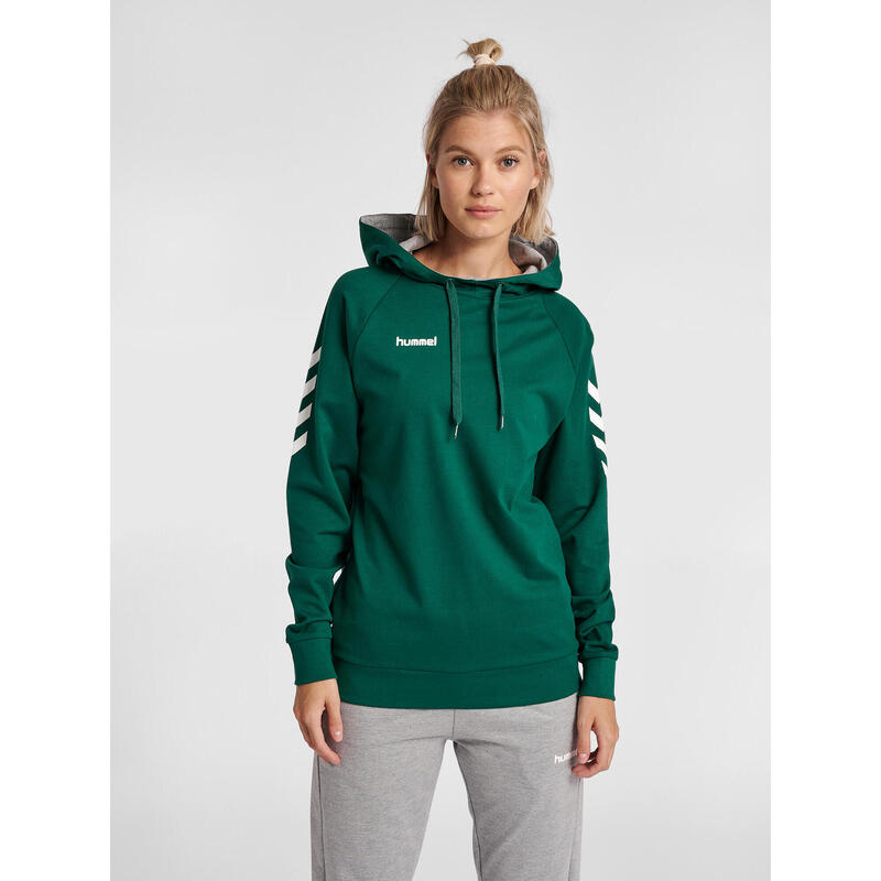 Bluza sportowa z kapturem damska Hummel Go Cotton Hoodie Woman