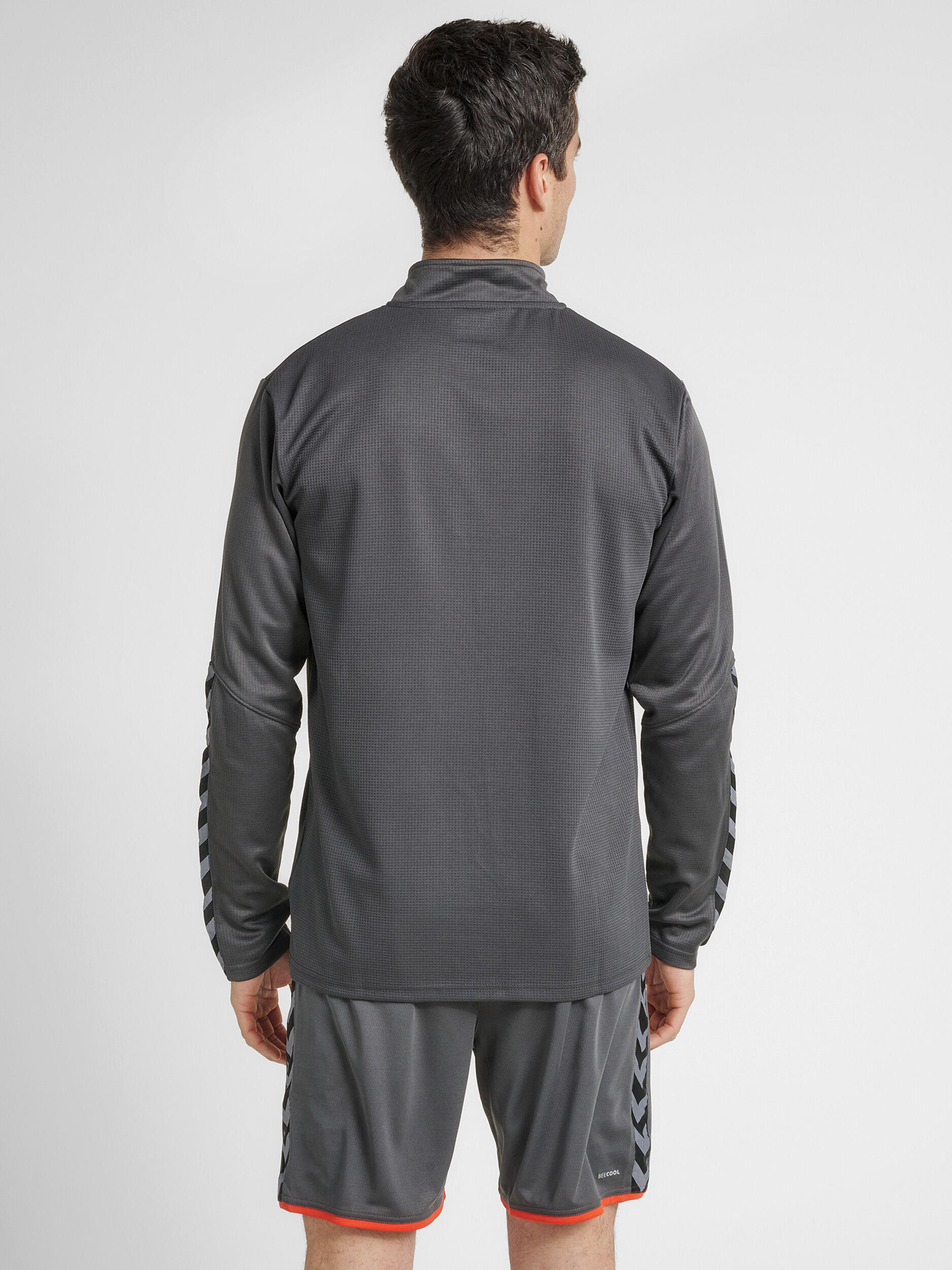 Zip Sudadera Hmlauthentic Multideporte Hombre Transpirable Diseño Ligero Hummel 3/7
