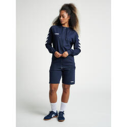 Fermeture Éclair Cotton Kapuzenpullover Hmlgo Multisport Femme HUMMEL