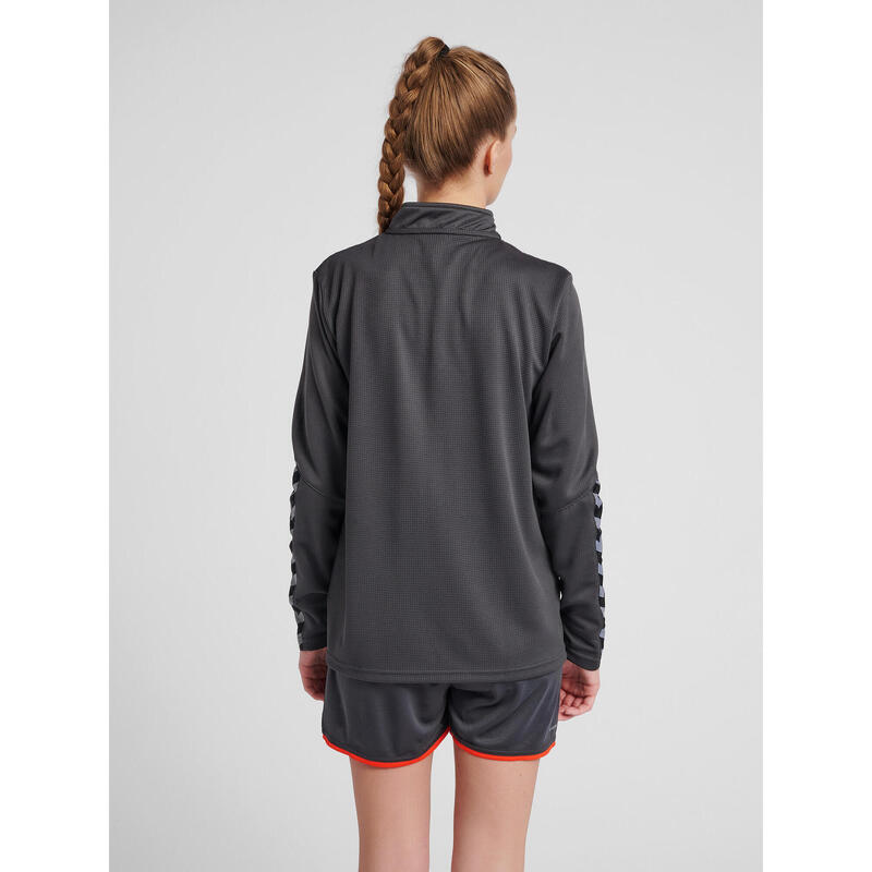 Sweatshirt Mit Kurzem Reißverschluss Damen