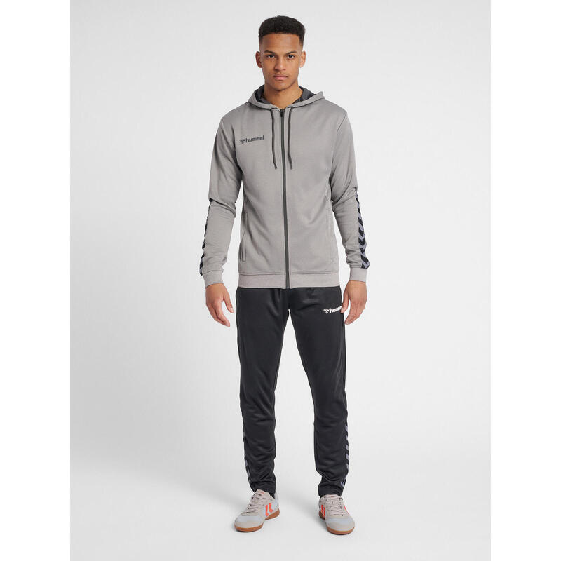 Hmlauthentic Poly Zip Hoodie Sweat À Capuche Homme
