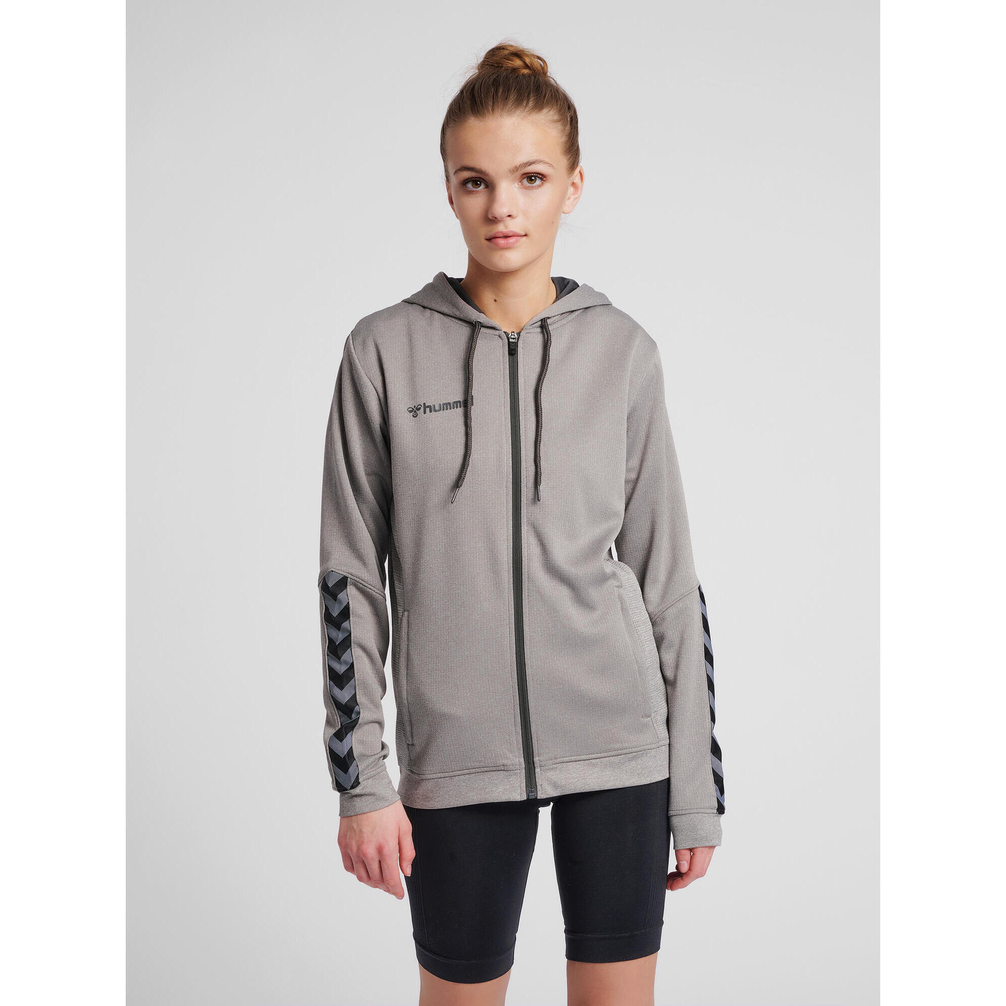 HUMMEL Women's hooded sweatshirt Hummel zip hmlAUTHENTIC Poly