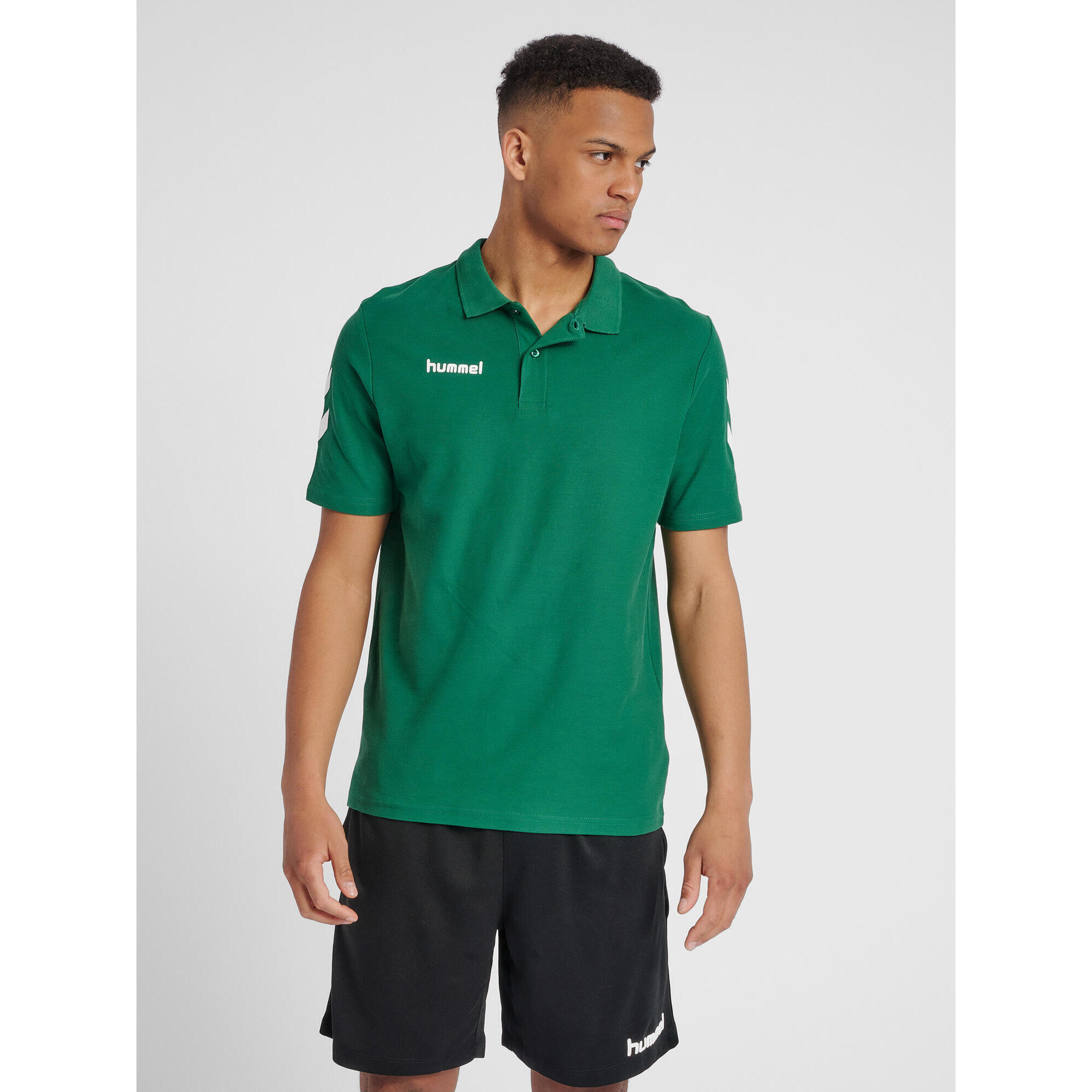 Koszulka tenisowa polo męska Hummel Go Cotton Polo 2/8