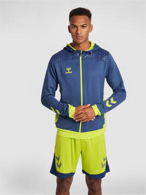 Rits hoodie hmllead heren hummel