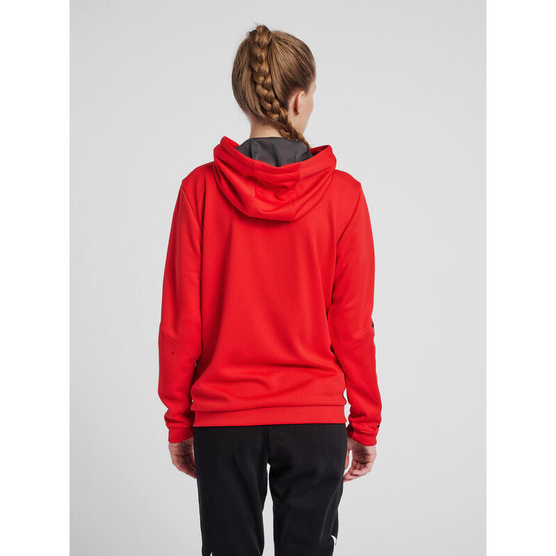 Hmlauthentic Poly Zip Hoodie Woman Sweatshirt com capuz