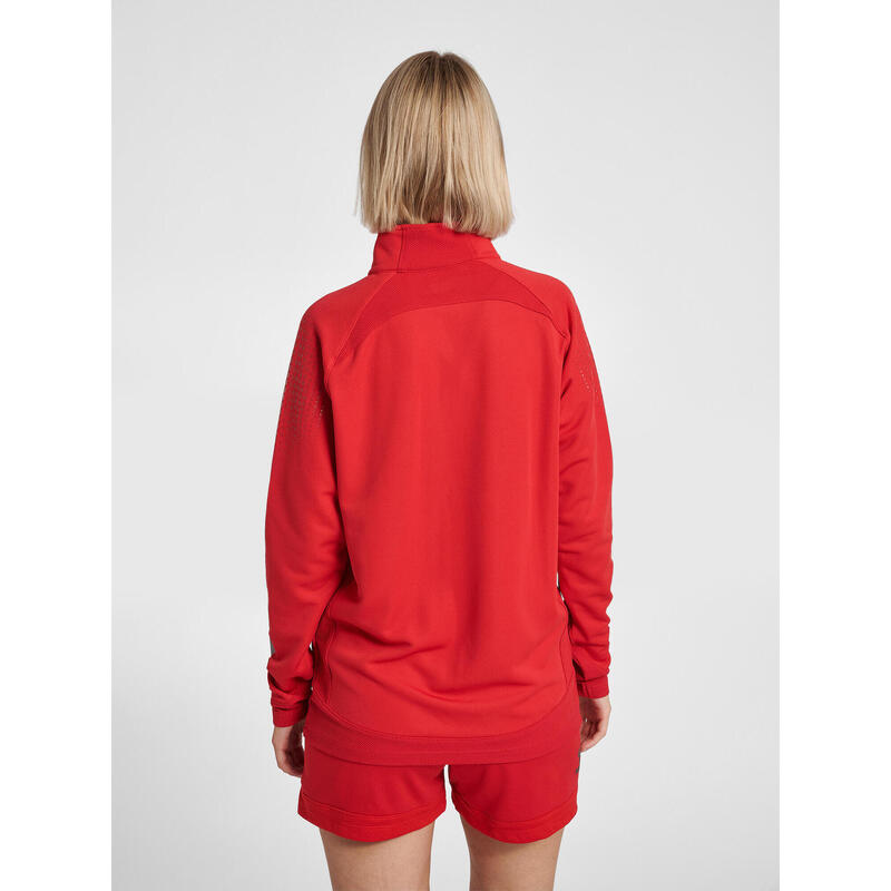 Demie-Fermeture Éclair Zip Sweat-Shirt Hmllead Femme HUMMEL
