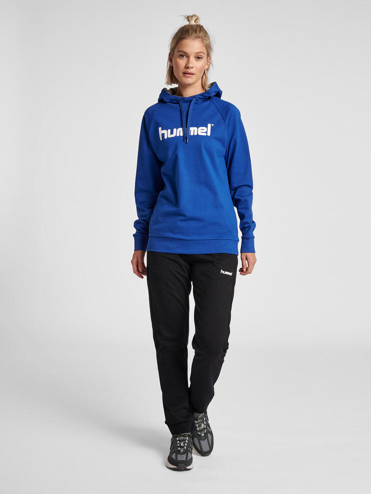 Bluza sportowa z kapturem damska Hummel Go Cotton Logo Hoodie Woman