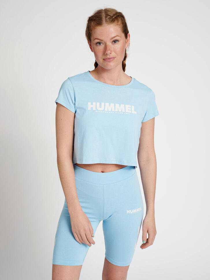 Damska koszulka crop top Hummel Legacy