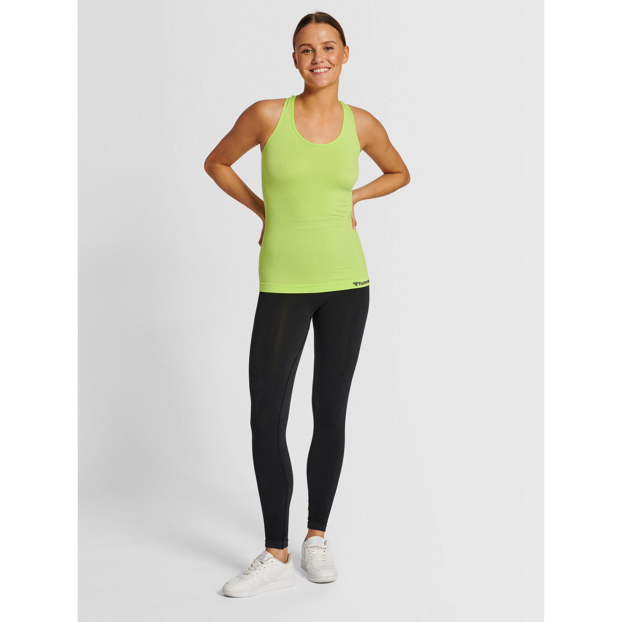 T-shirt Hmltif Yoga Femme Extensible Séchage Rapide Sans Couture Hummel