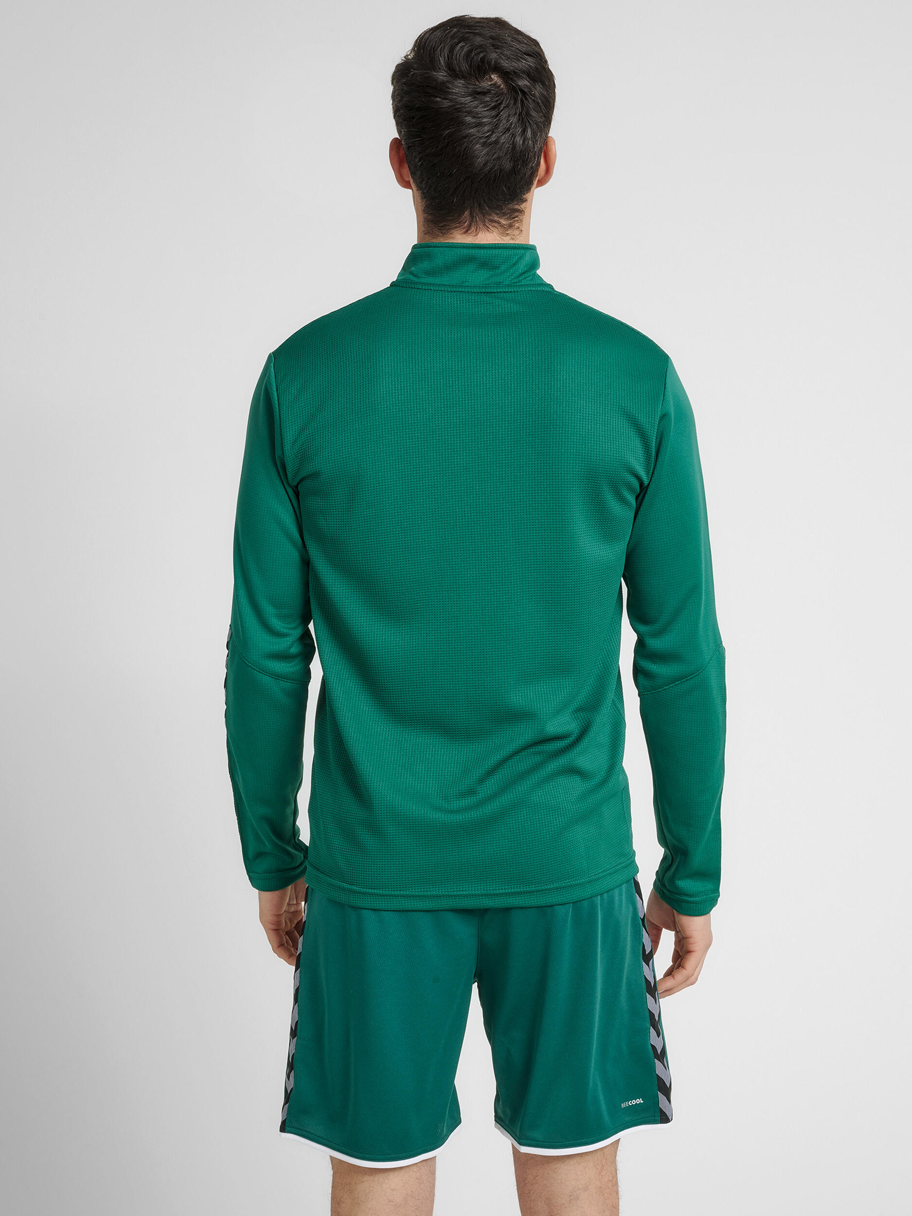 Zip Sudadera Hmlauthentic Multideporte Hombre Transpirable Diseño Ligero Hummel 3/7