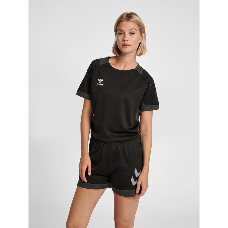 T-Shirt Hmllead Multisport Vrouwelijk Licht Ontwerp Sneldrogend Hummel
