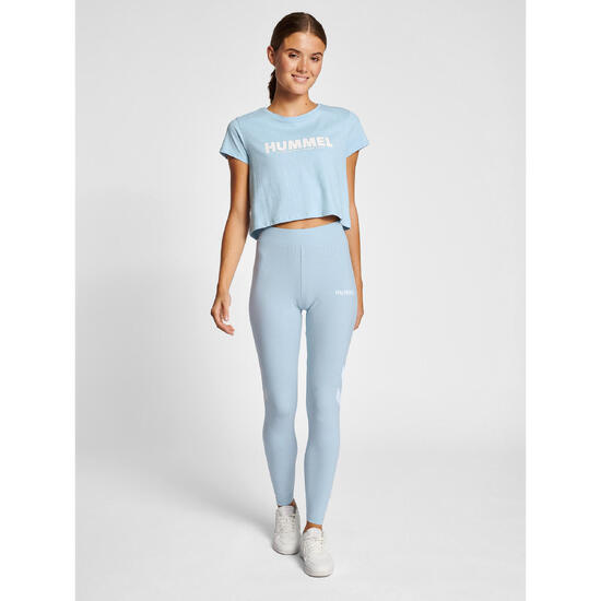 Damska koszulka crop top Hummel Legacy