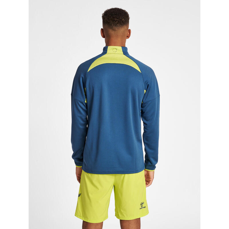 Demie-Fermeture Éclair Zip Sweat-Shirt Hmllead Homme HUMMEL