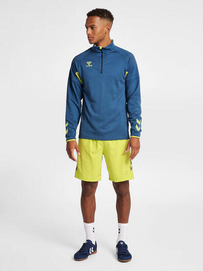 Demie-Fermeture Éclair Zip Sweat-Shirt Hmllead Homme HUMMEL