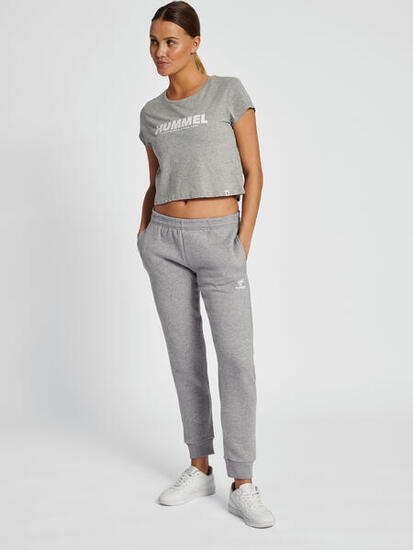 Damska koszulka crop top Hummel Legacy