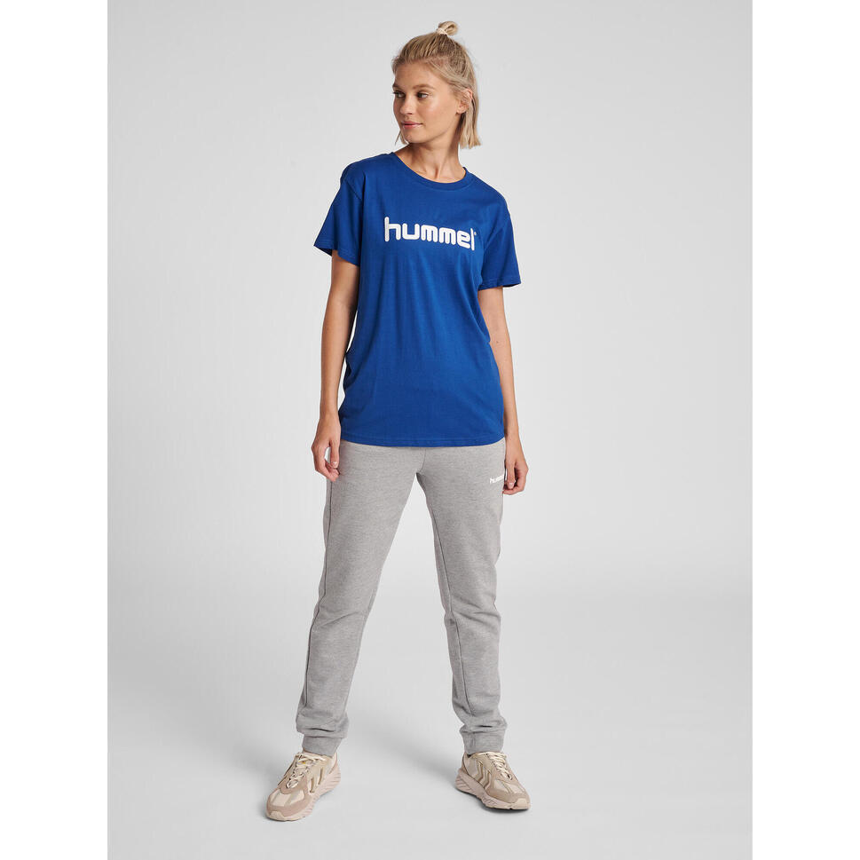 Koszulka sportowa z krótkim rękawem damska Hummel Cotton Logo