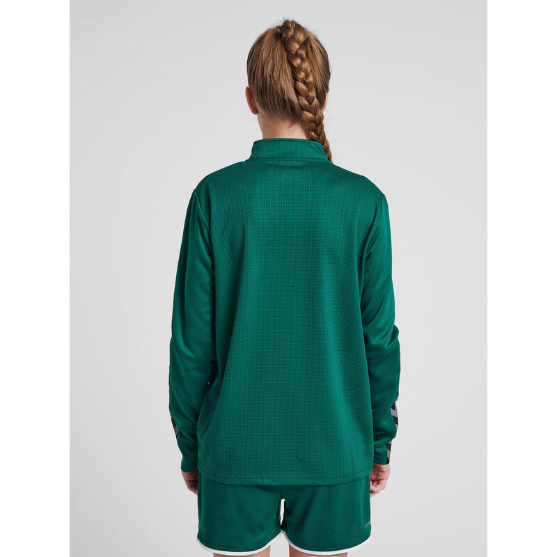 Sweatshirt Mit Kurzem Reißverschluss Damen