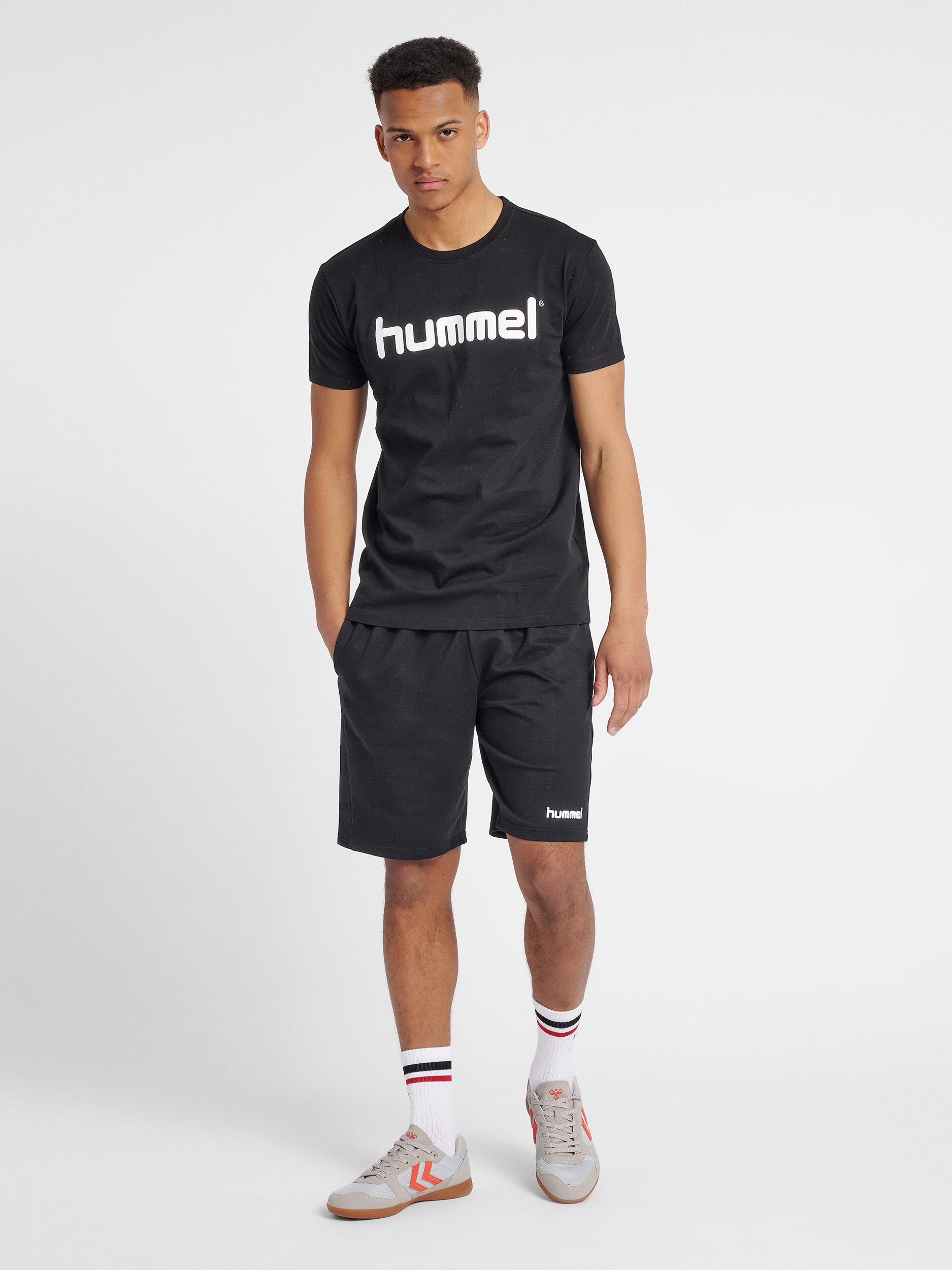 Koszulka sportowa z krótkim rękawem męska Hummel Cotton Logo 2/7