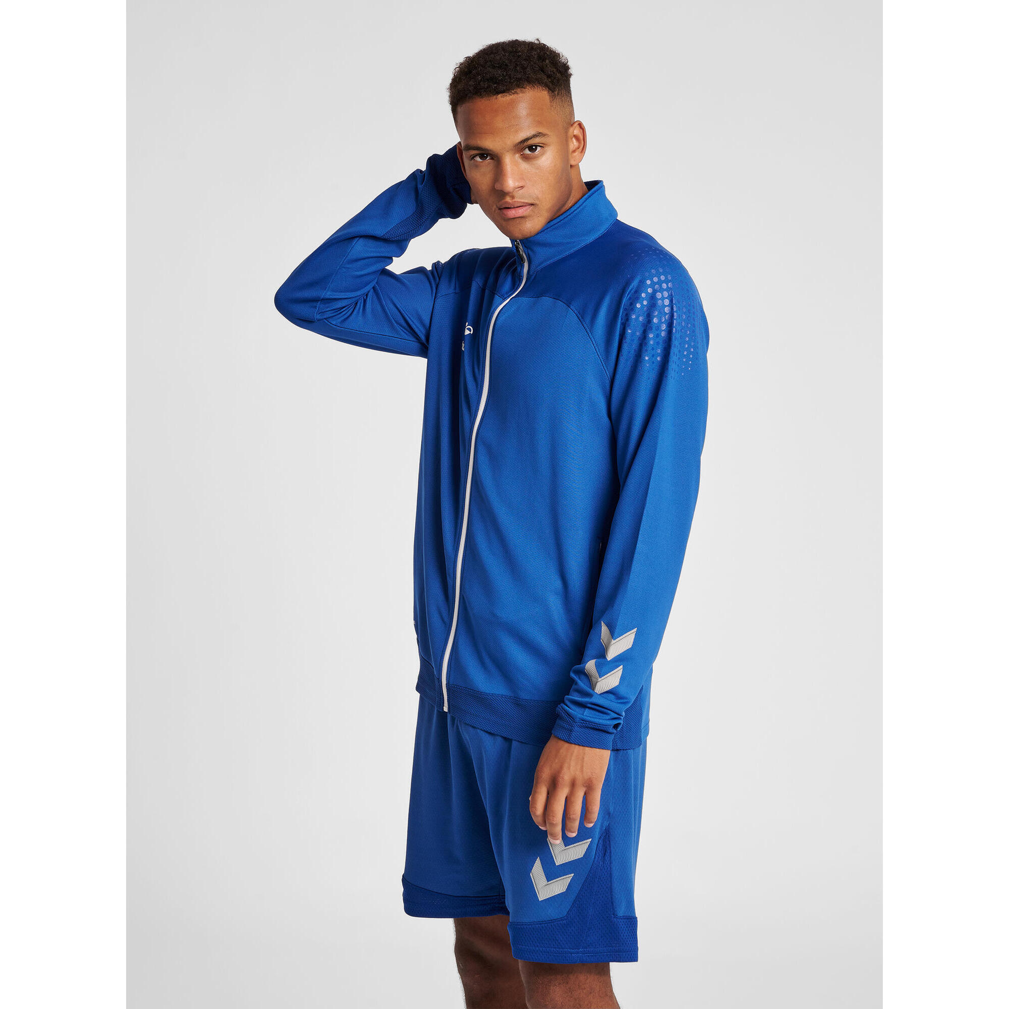 Hummel - Fermeture Éclair Zip Combinaison Hmllead Homme Hummel - Veste - Bleu - S - Decathlon