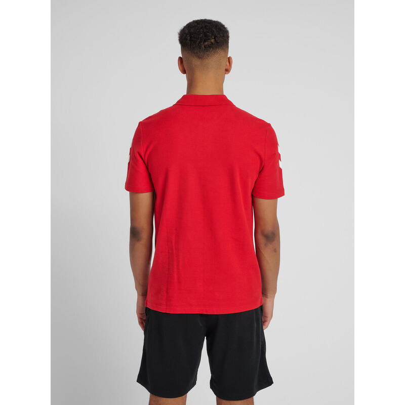 Koszulka tenisowa polo męska Hummel Go Cotton Polo