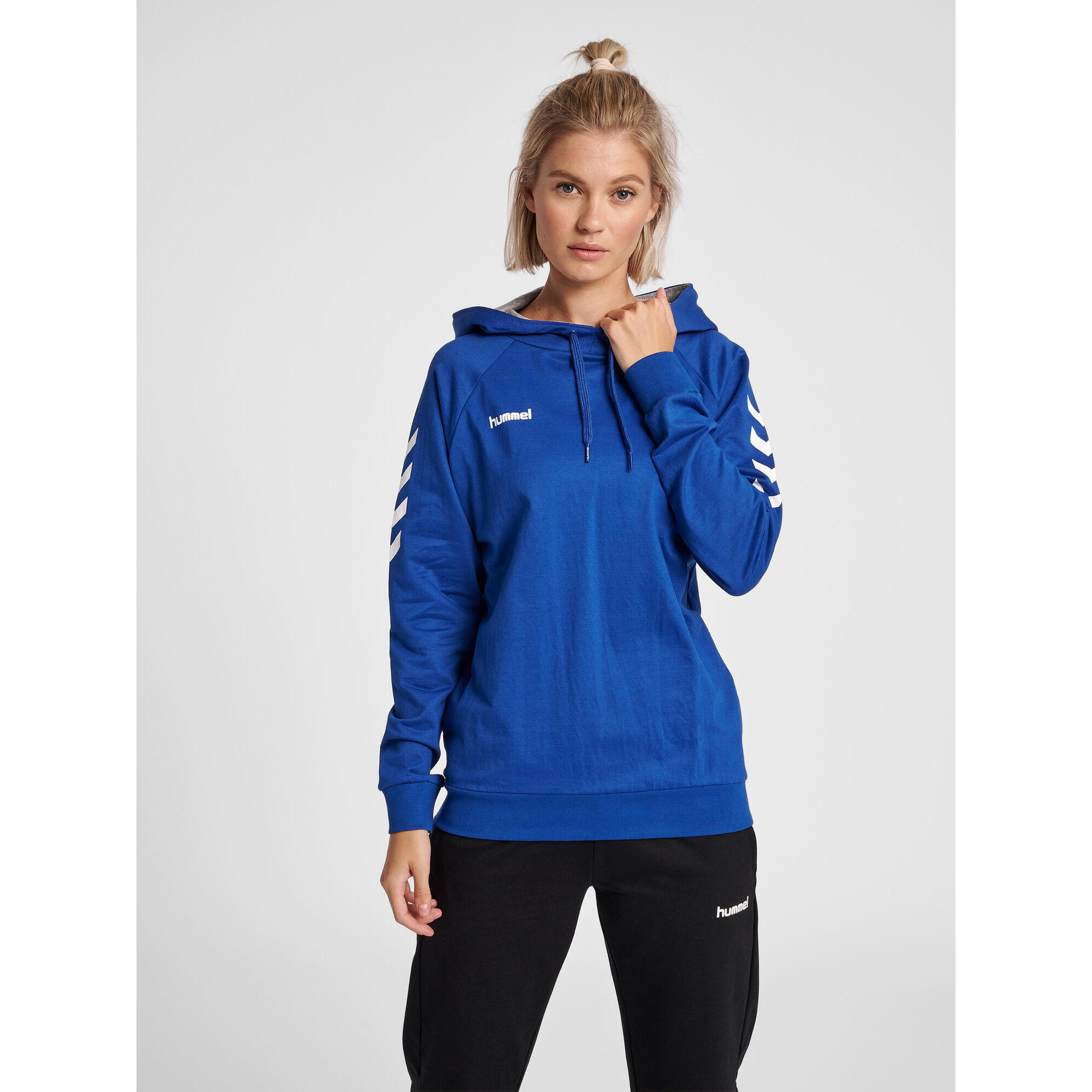 Hummel - Enfiler Chaussure D'Intérieur Hmlgo Femme Hummel - Sweat-shirt - Blanc|bleu - S - Decathlon