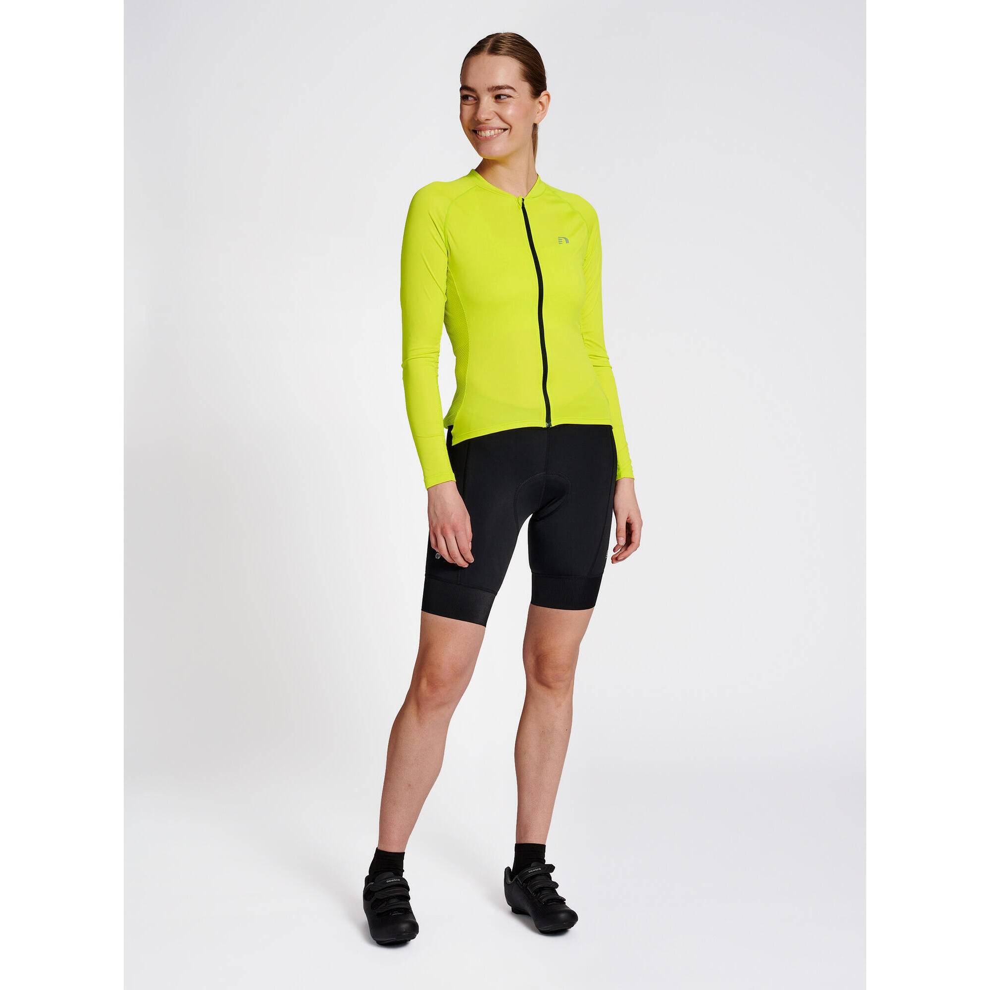 Maglia a maniche lunghe con zip da donna Newline Core 3/7
