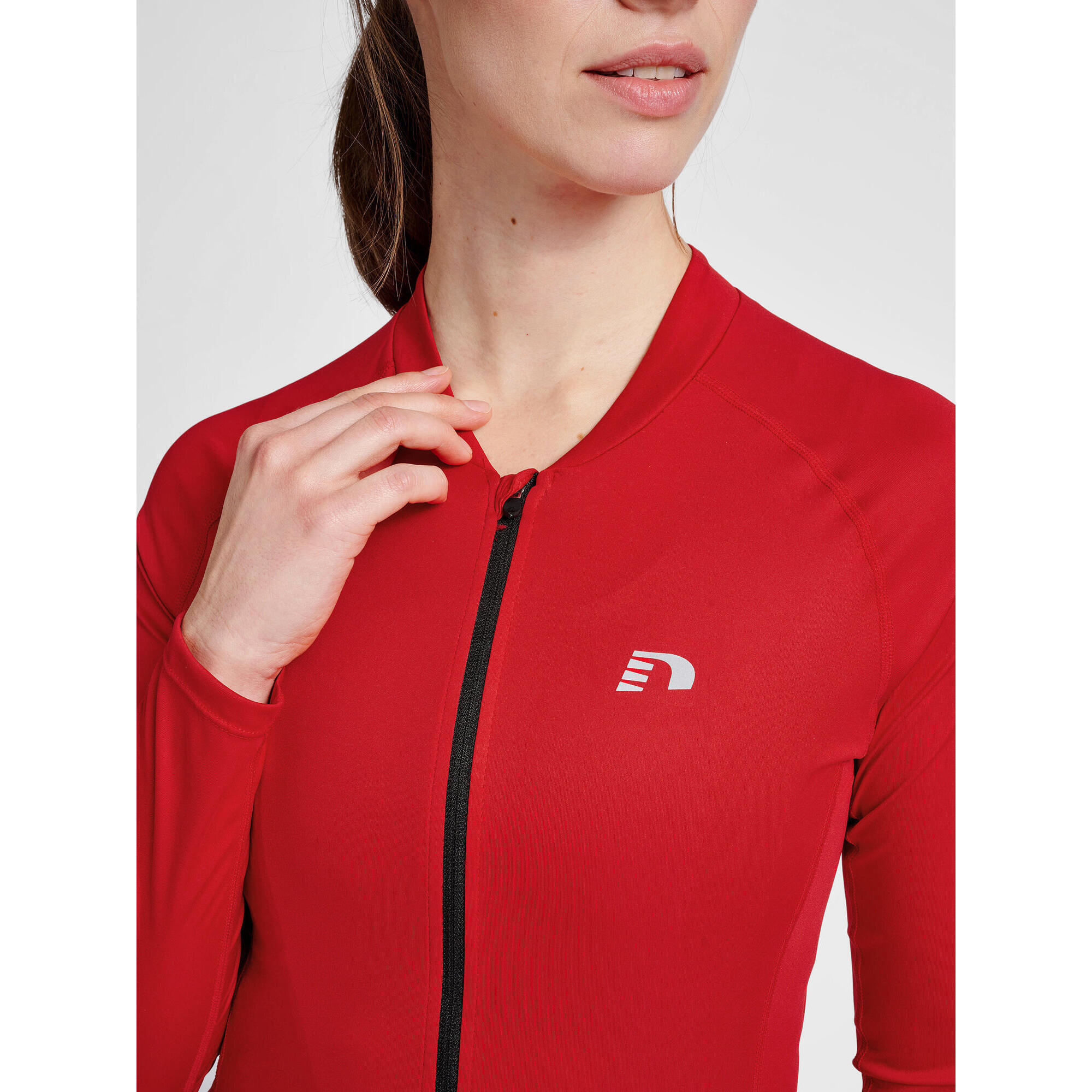 Maglia a maniche lunghe con zip da donna Newline Core 5/7