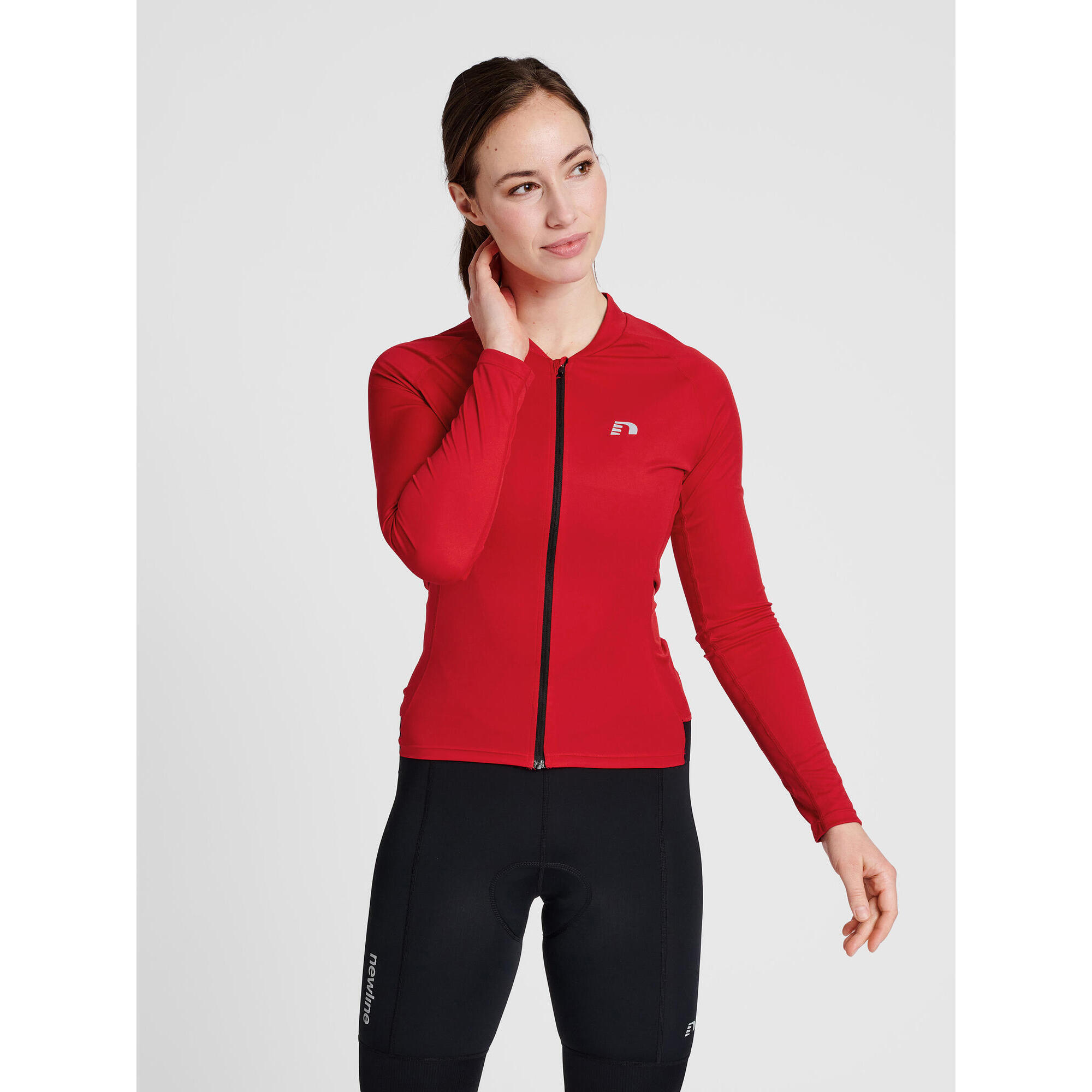 Newline - Enfiler Zip Combinaison Core Femme Newline - T-shirt Manches Courtes - Rose|rouge - S - Decathlon