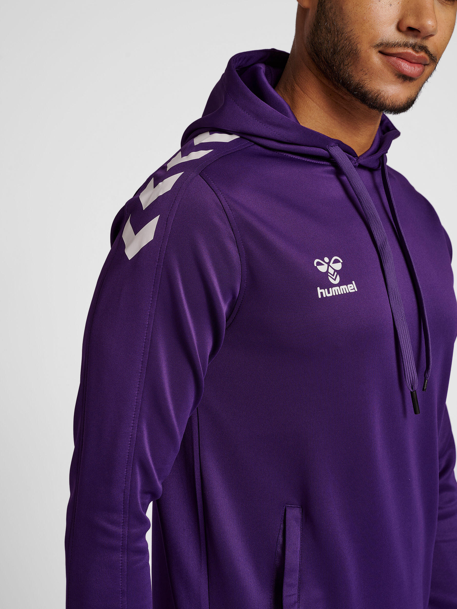 Sweatshirt com capuz em poliéster Hummel Core XK 4/7