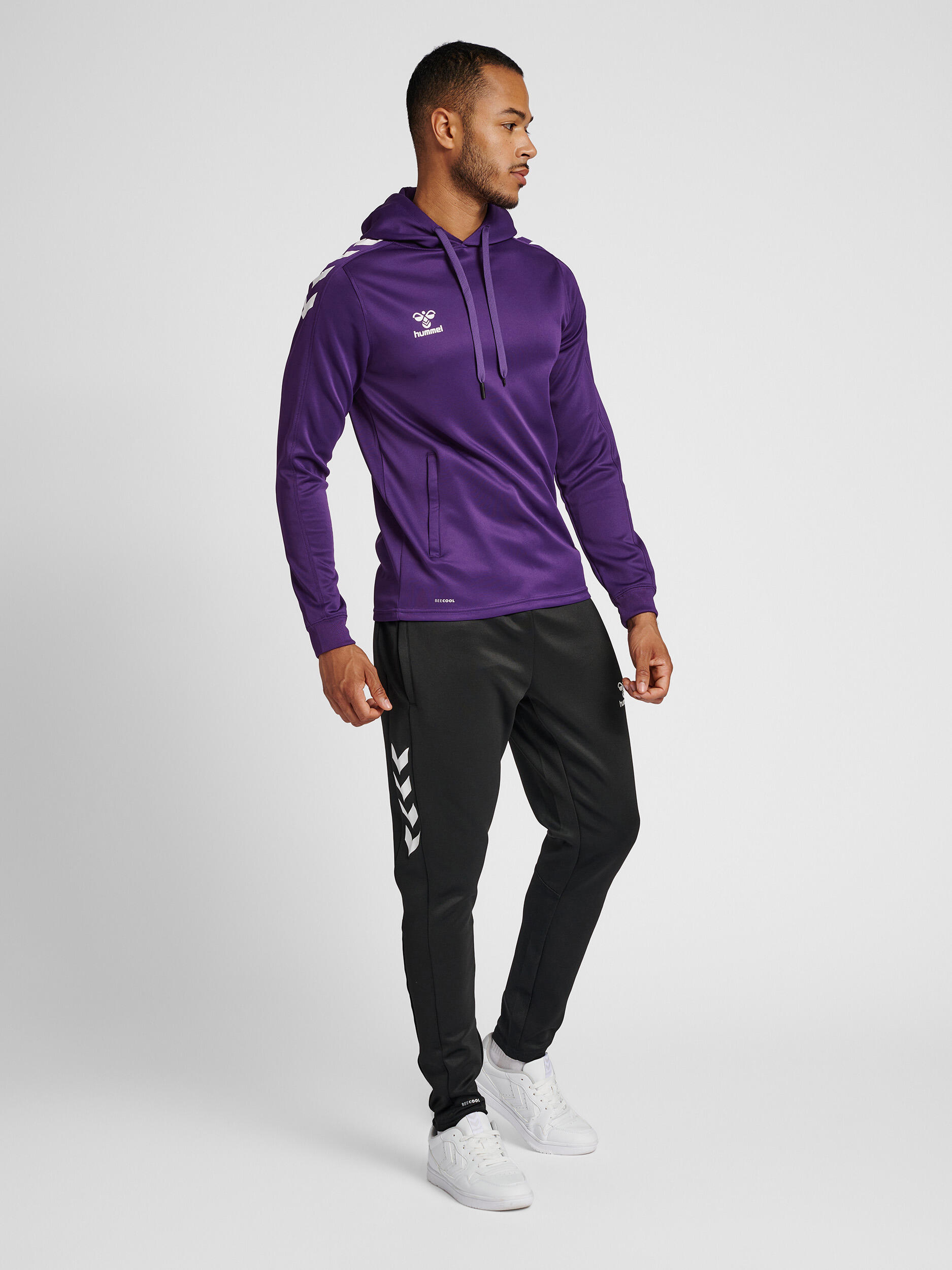 Sweatshirt com capuz em poliéster Hummel Core XK 2/7