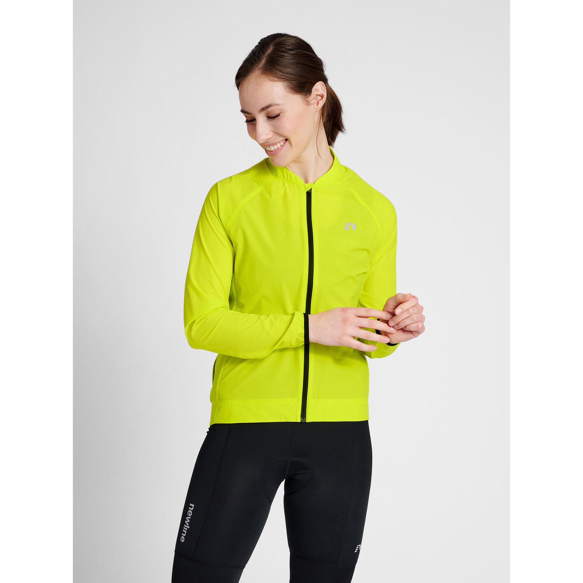 Newline - Fermeture Éclair Zip Combinaison Core Femme Newline - Sweat-shirt - Jaune|vert - 42 M/l - Decathlon