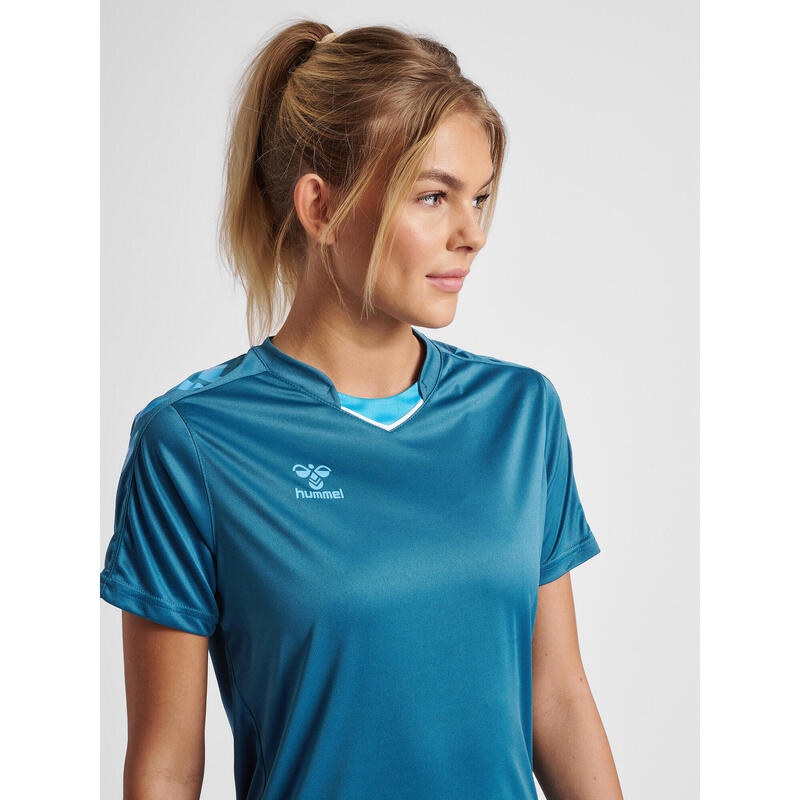 Koszulka sportowa z krótkim rękawem damska Hummel Core XK Poly Jersey S/S Woman