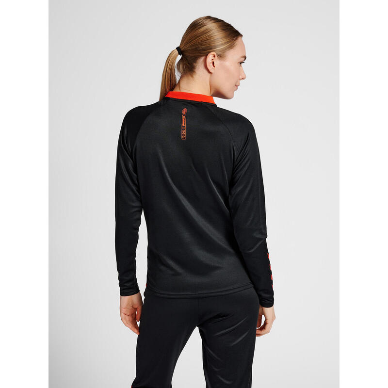 Sweatshirt Mit Kurzem Reißverschluss Damen
