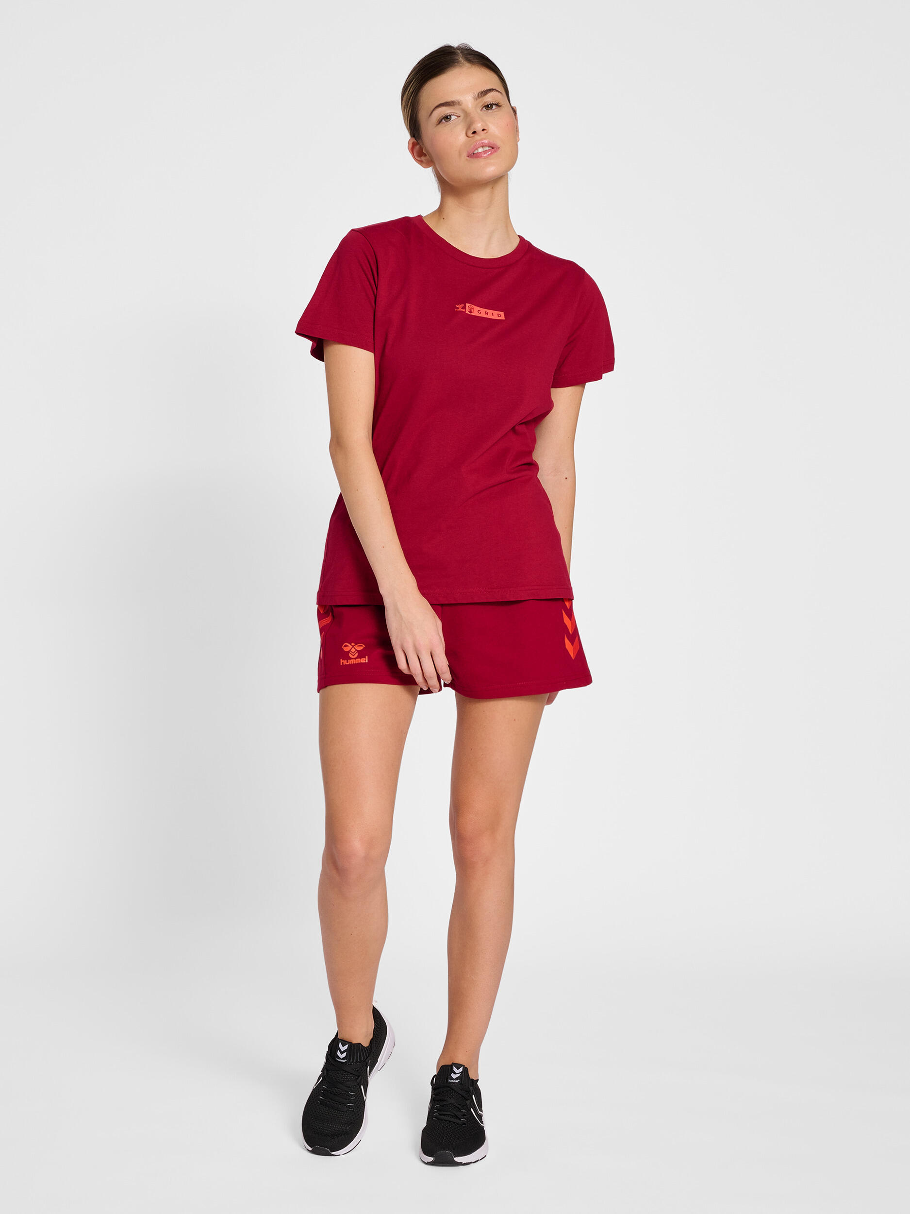 Pantaloncini da donna in cotone Hummel Off-Grid 2/7