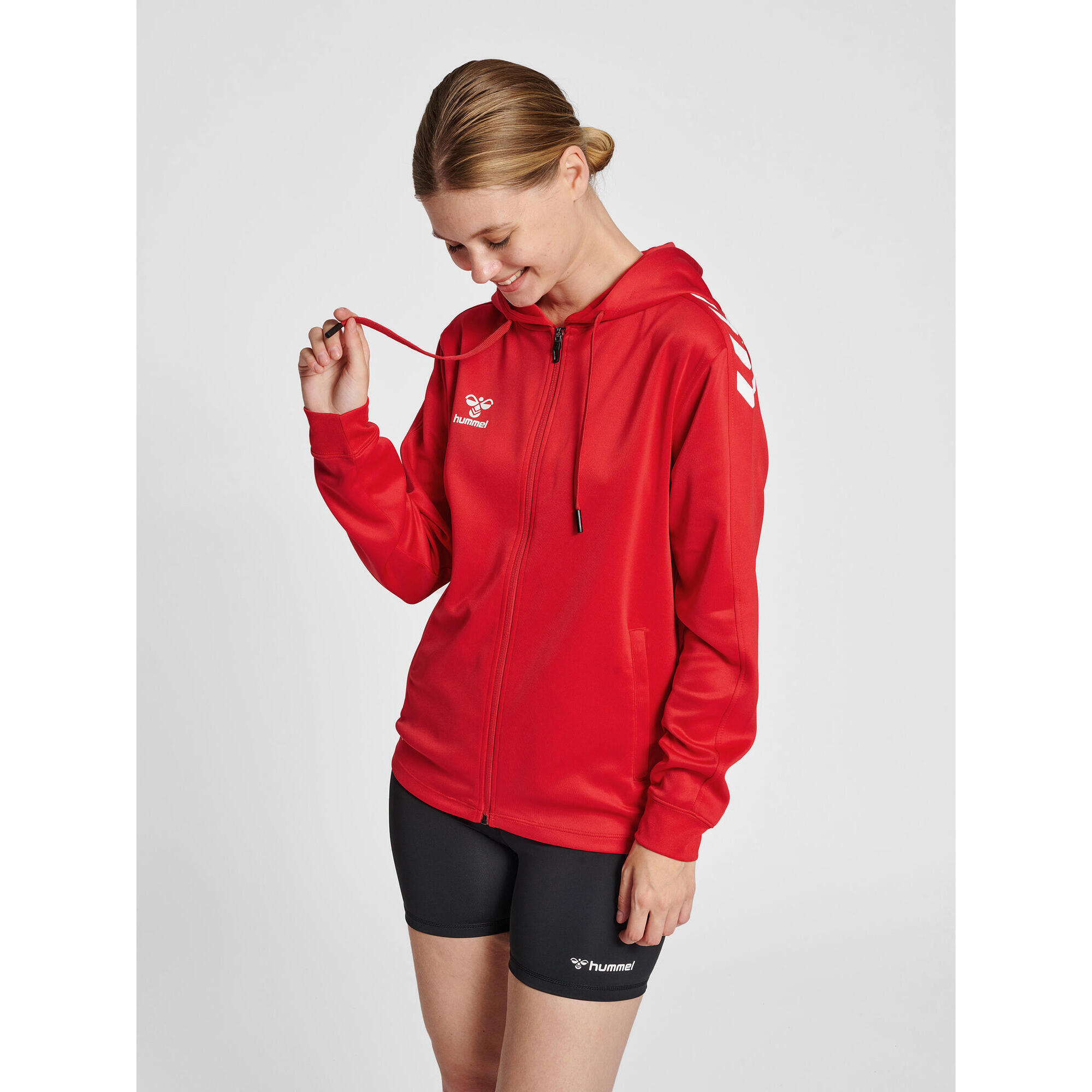 Hummel - Fermeture Éclair Zip Combinaison Hmlcore Femme Hummel - Sweat-shirt - Rose|rouge - S - Decathlon