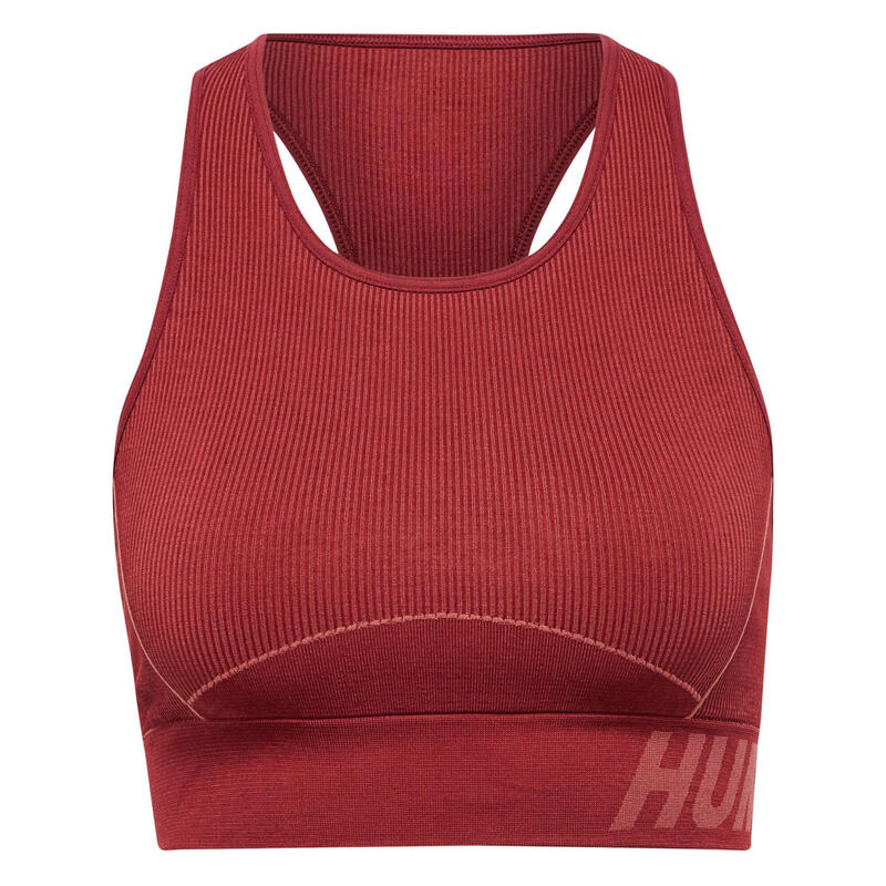 Camiseta Hmlte Entrenamiento Mujer Elástico De Secado Rápido Sin Costuras Hummel