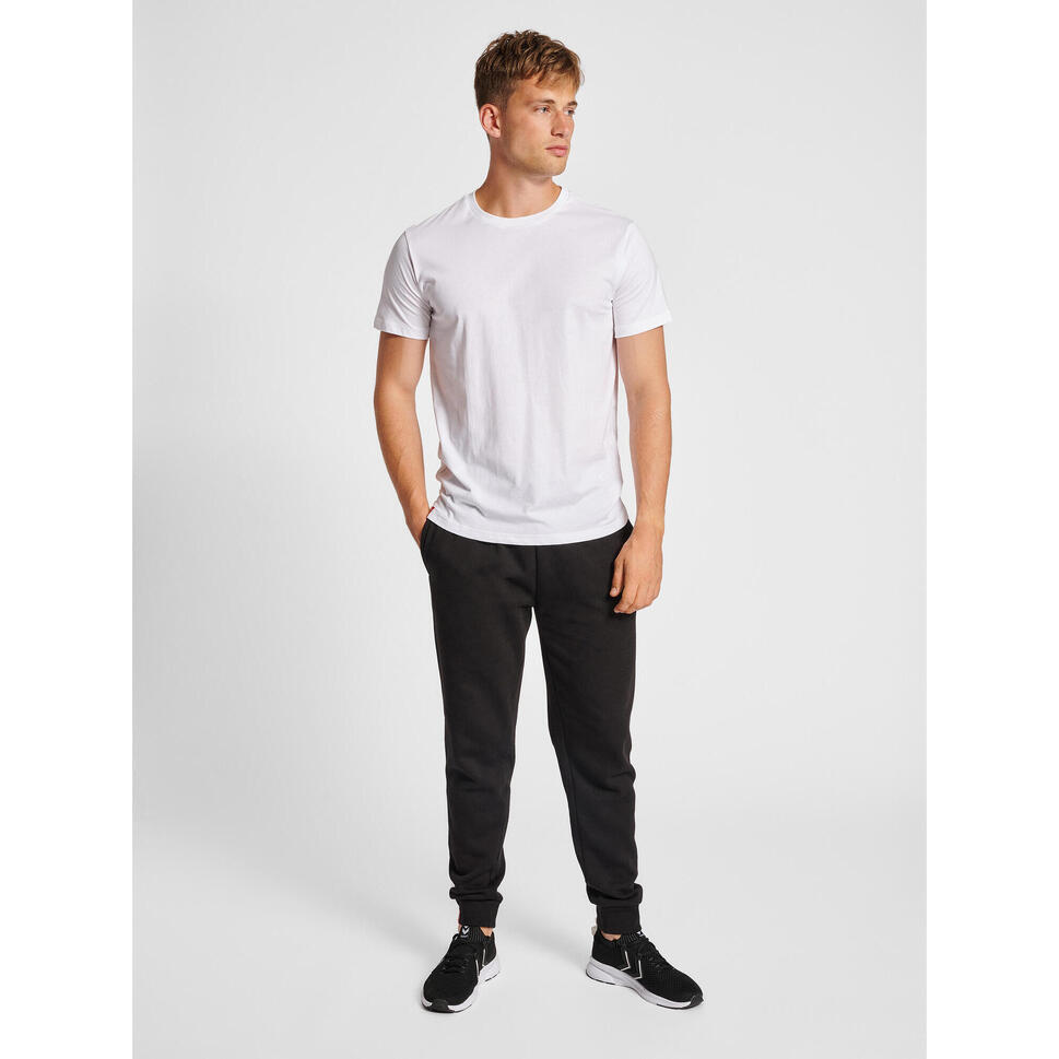 Koszulka męska bawełniana sportowa Hummel Red Basic T-shirt