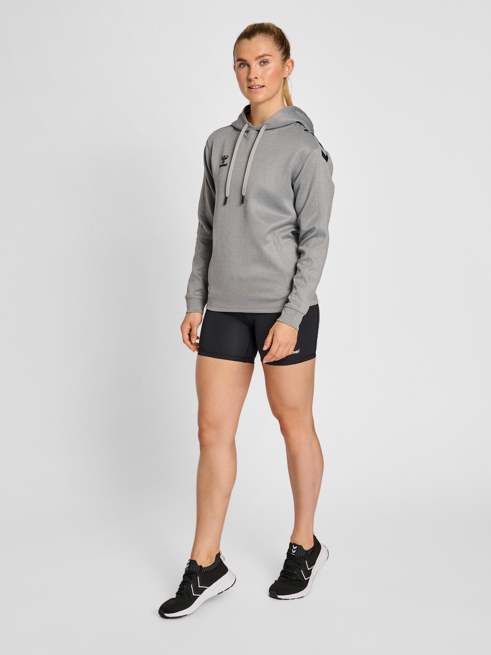 Felpa da donna in poliestere con cappuccio Hummel Core XK 2/7